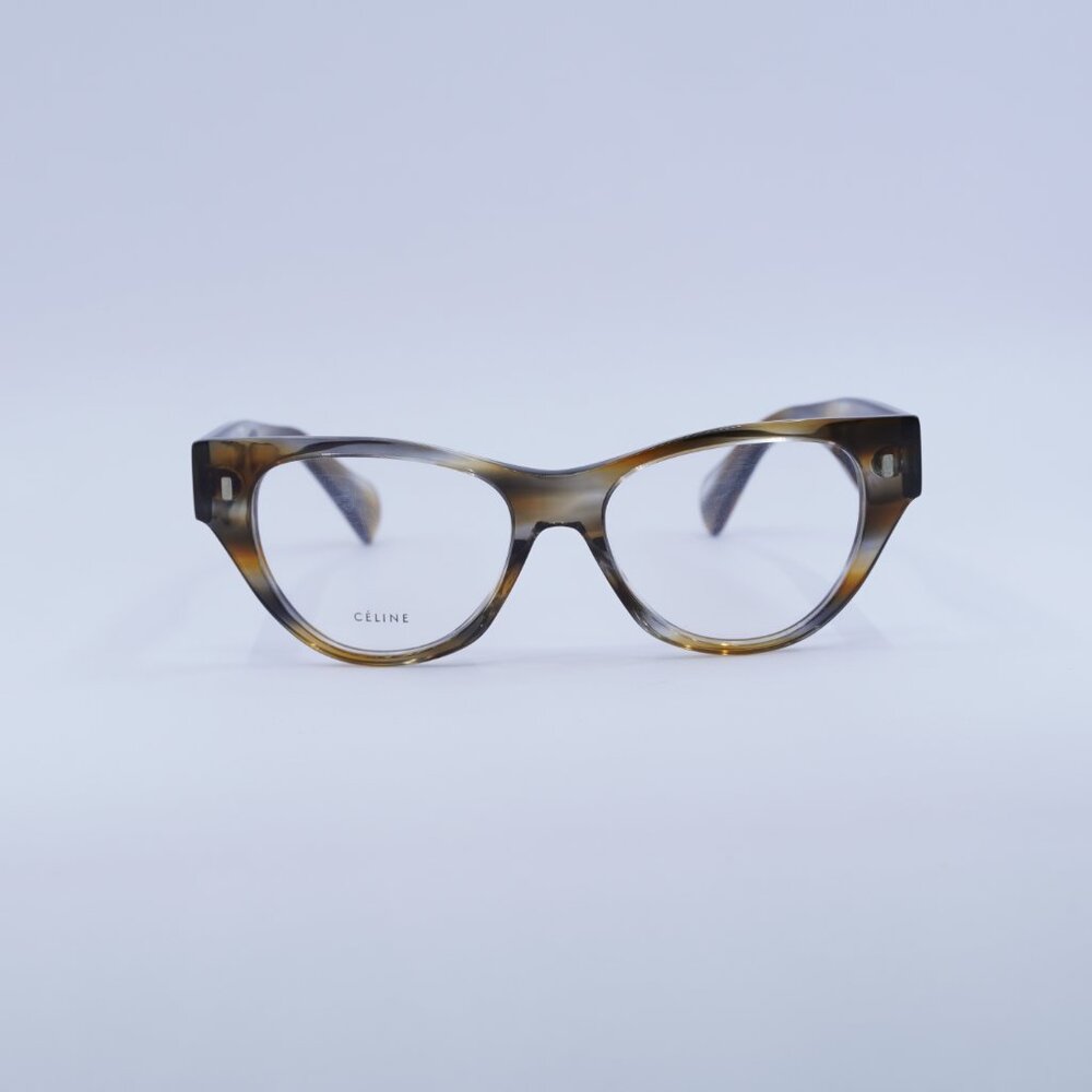 Celine CL50012I 055 Eyeglasses Havana 50mm Cat Eye Frame - Picture 5 of 9